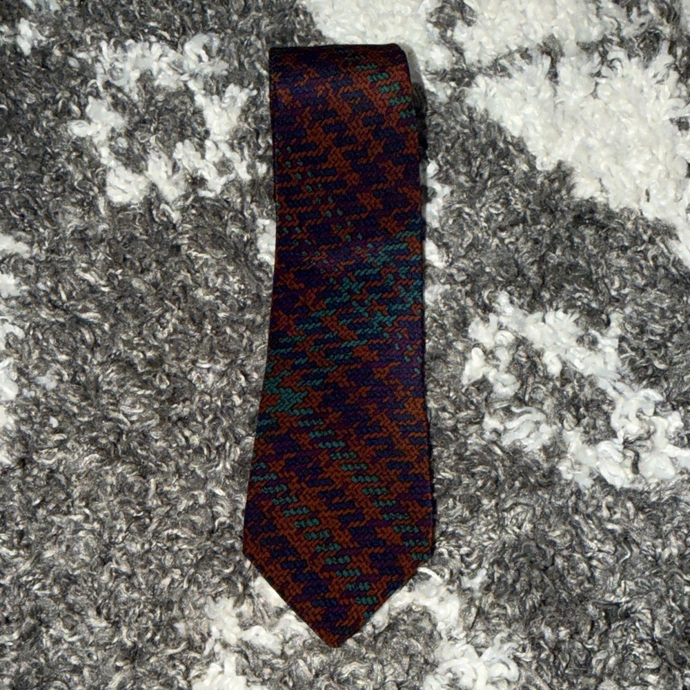 EUC Christian Dior Monsieur Vintage Men's Multicolor Patterned Tie